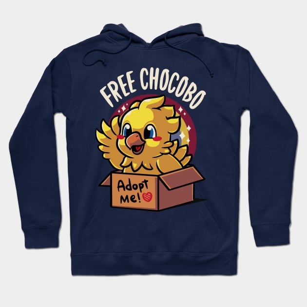 Adopt a Chocobo - Bird mother - Final fantasy Hoodie by Typhoonic